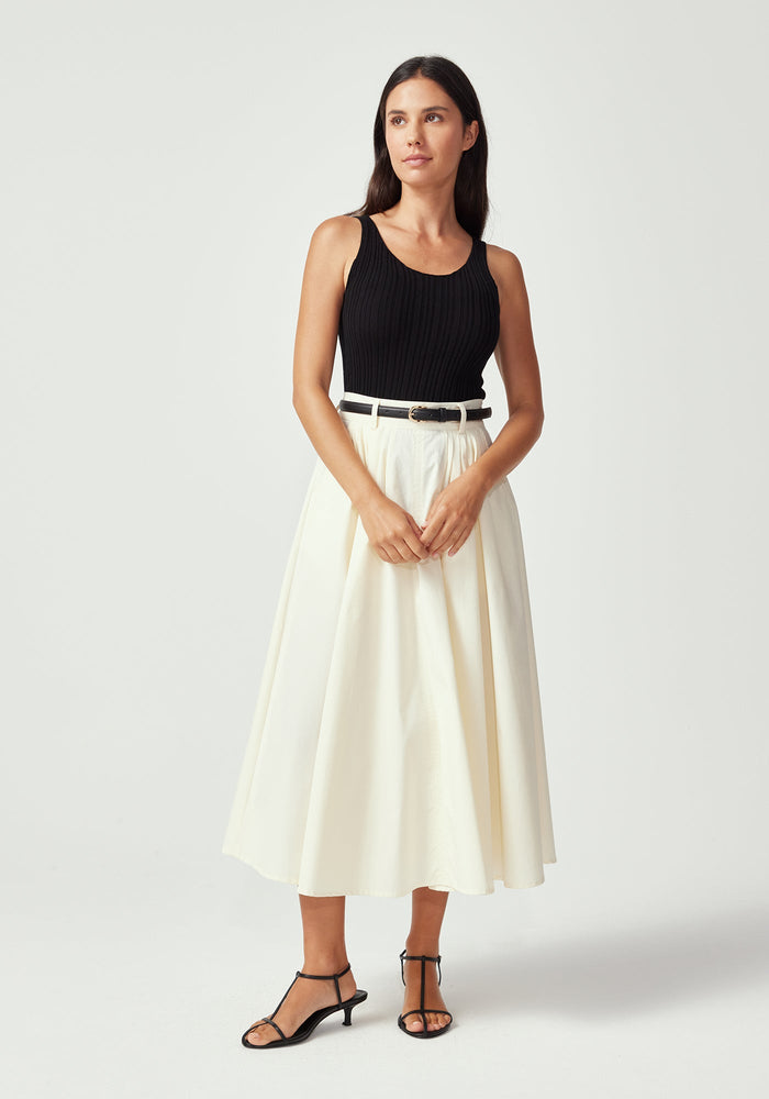 Gianna Skirt - Plain Linen