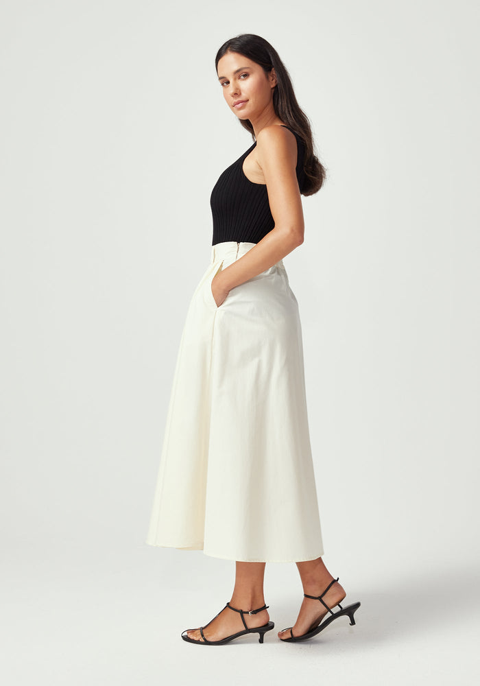 Gianna Skirt - Plain Linen
