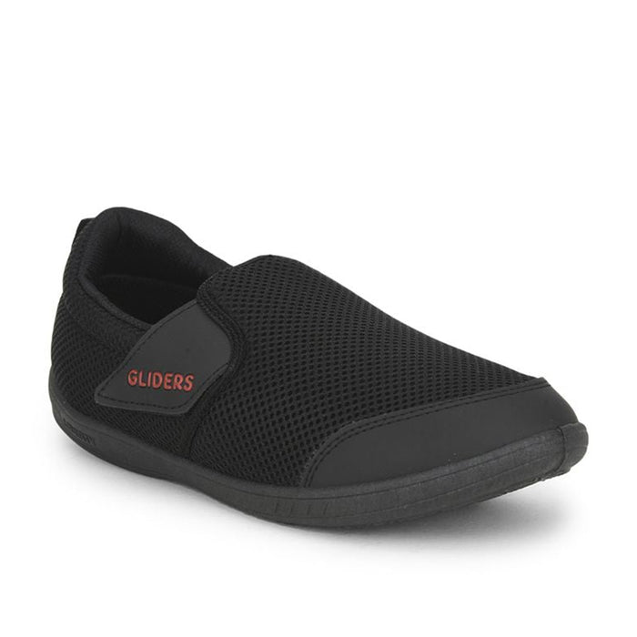Gliders (Black) Casual Slip on Shoes For Men BUMPER By Liberty
