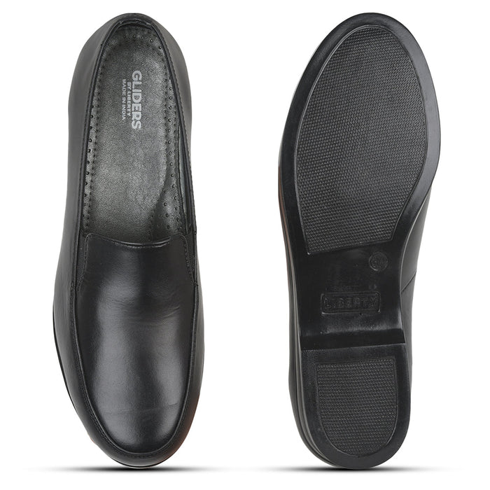 Gliders Formal Shoes Black Ballerina For Women 32332-2M By Liberty