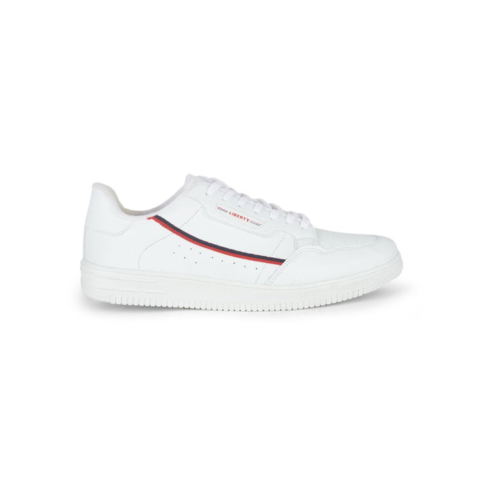 Gliders Casual White Lacing Sneakers For Men SNK-71 By Liberty