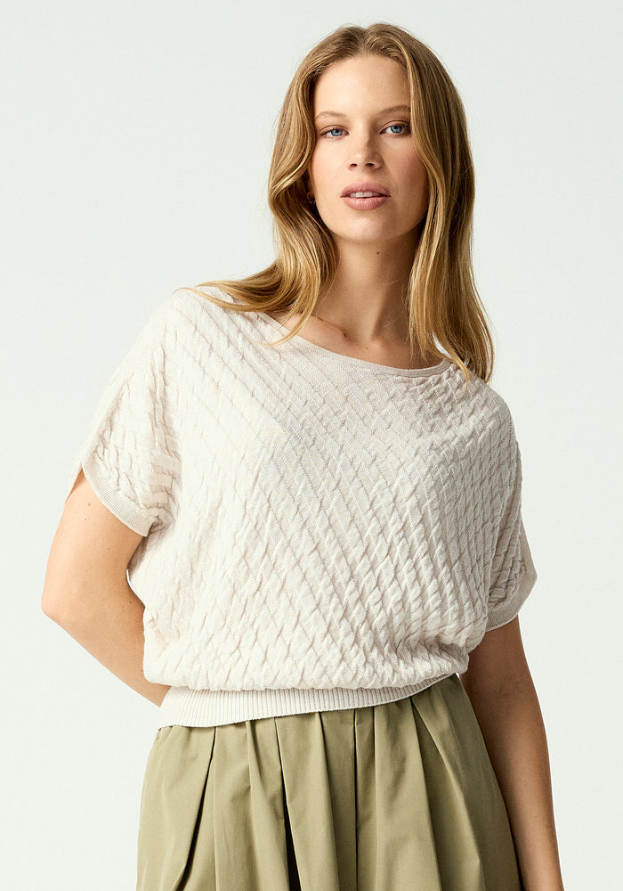 Hannah Tee - Ecru