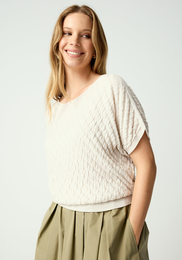 Hannah Tee - Ecru