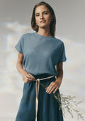 Haze Knit Tee - Moonstone