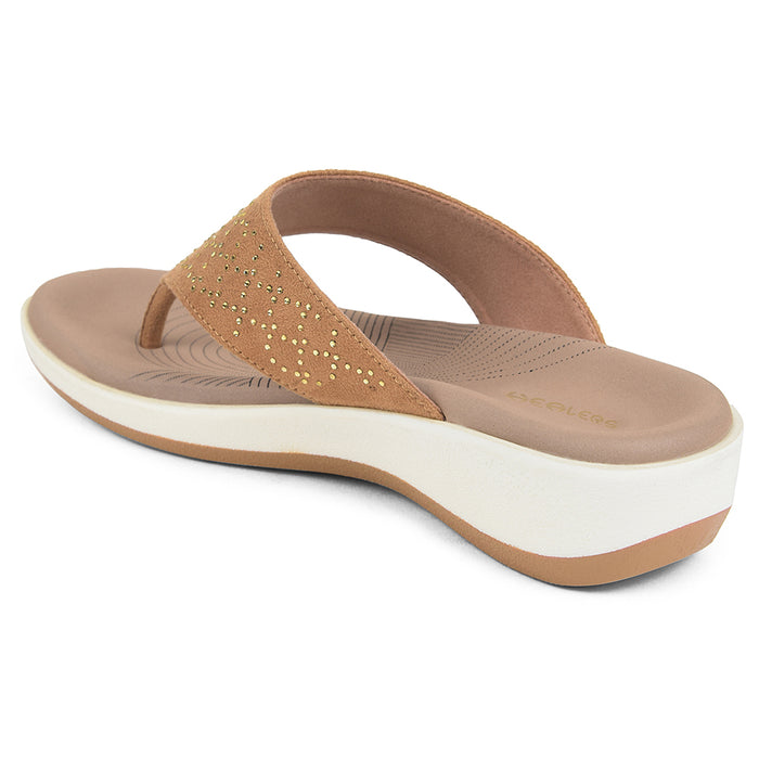 Healers Beige Casual Slipper For Women JFL-54