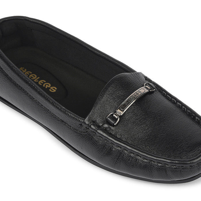 Healers Black Casual Ballerina For Women Jjl 26 By Liberty