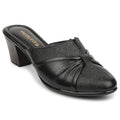 Healers Black Casual Block Heel Sandal For Women TLO-103 By Liberty