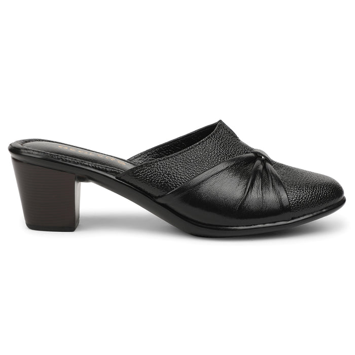 Healers Black Casual Block Heel Sandal For Women TLO-103