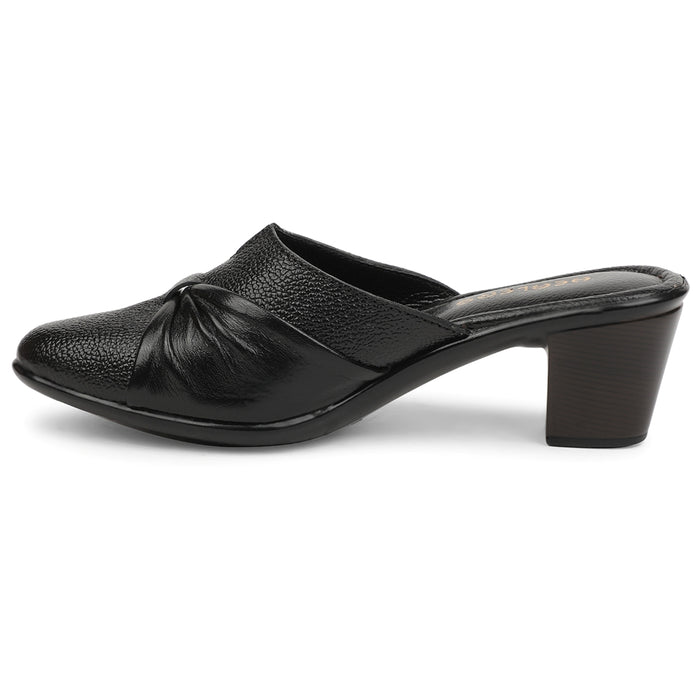 Healers Black Casual Block Heel Sandal For Women TLO-103