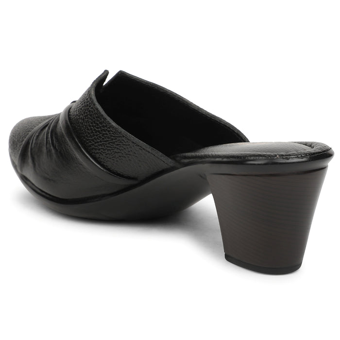 Healers Black Casual Block Heel Sandal For Women TLO-103