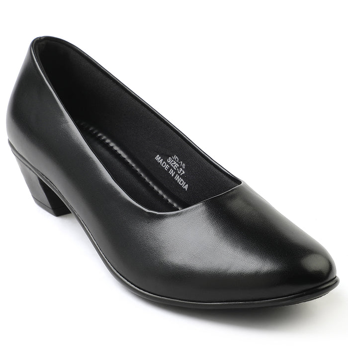 Healers Black Formal Ballerina Shoes For Women JD-16 By Liberty