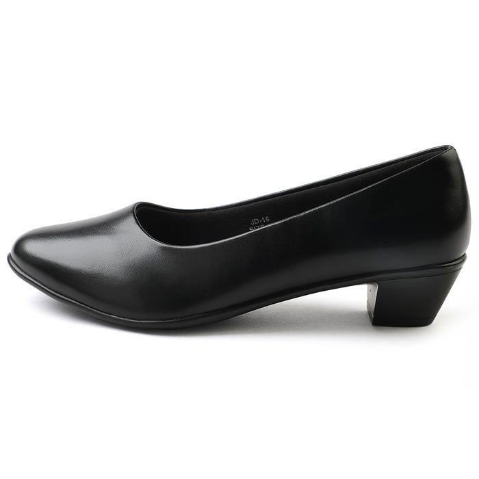 Healers Black Formal Ballerina Shoes For Women JD-16 By Liberty