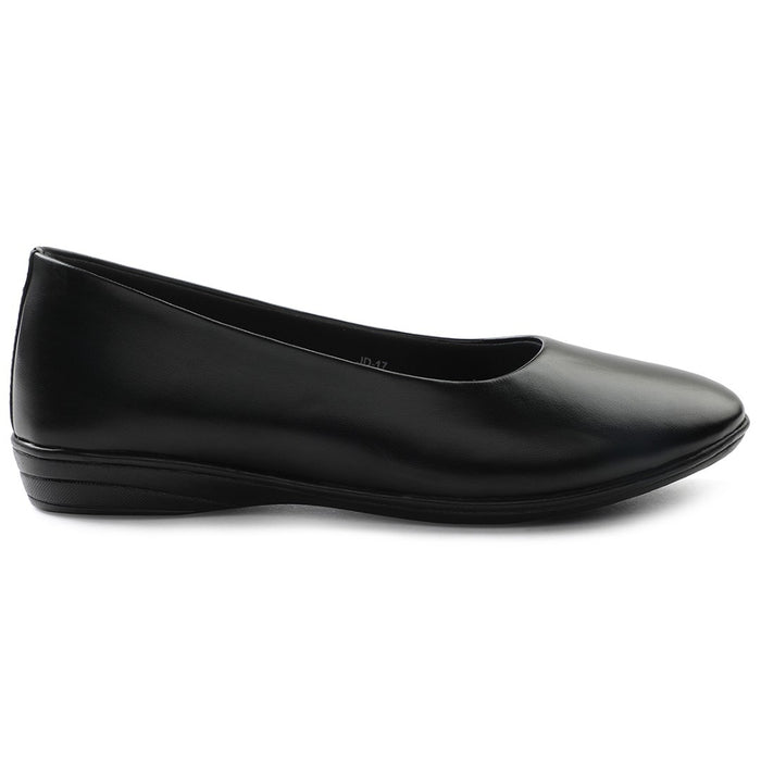 Healers Black Formal Ballerina Shoes For Women JD-17 By Liberty