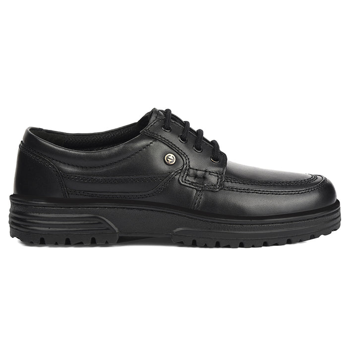 Healers Black Formal Lacing Derby Shoes For Men 719053An By Liberty