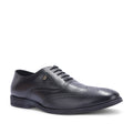 Healers Black Formal Lacing Oxford Shoes For Men SAGAR-15 By Liberty