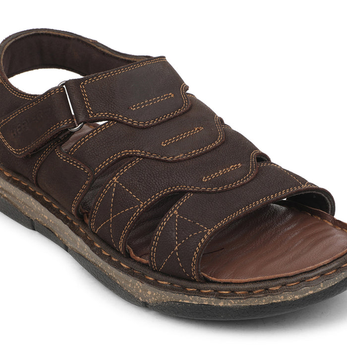 Healers Brown Casual Flat Sandal For Men ASL-7