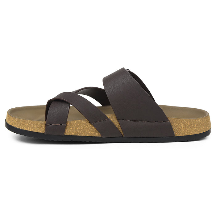 Healers Brown Casual Slipper For Mens AOL-6