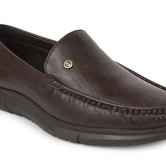 Healers Brown Formal Loafers For Men VSL-3