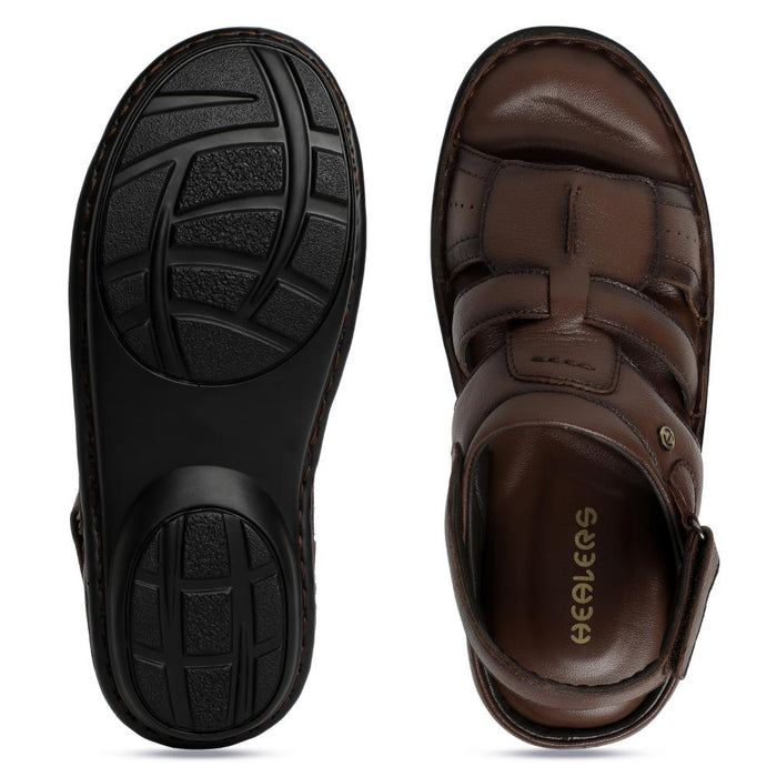 Healers By Liberty ERL-13 Formal Sandal For Mens (Tan)