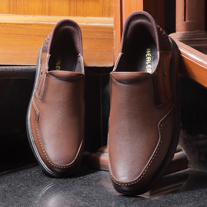 Healers By Liberty Mens Uvi 25 Brown Formal Non Lacing Shoes