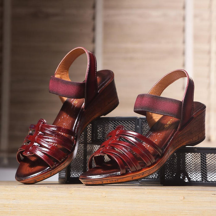 Healers By Liberty Women TLO-57 Cherry Wedges Fashion Sandal