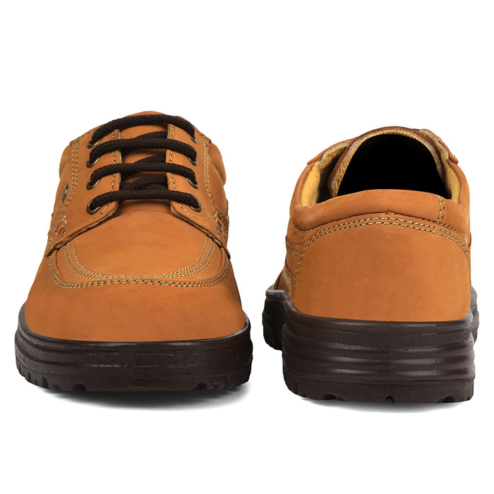 Healers Camel Formal Lacing Derby Shoes For Men 719053An By Liberty