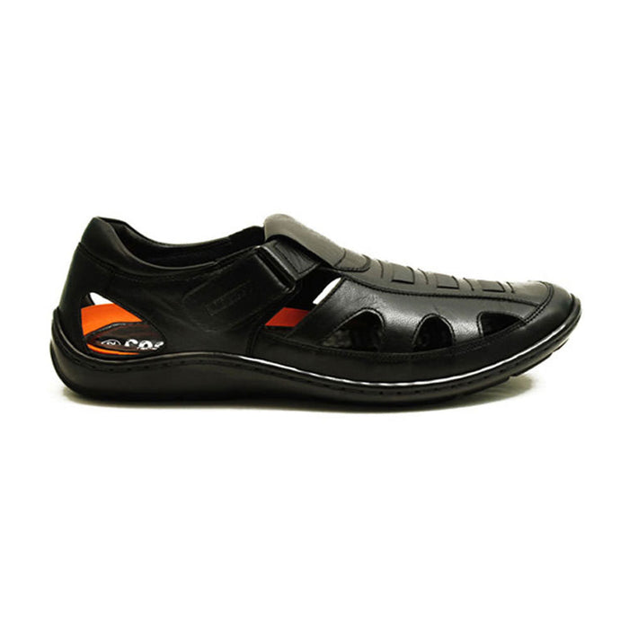 Healers Casual (Black) Fisherman Sandals For Men FDY-162 By Liberty