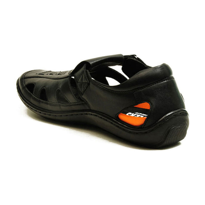 Healers Casual (Black) Fisherman Sandals For Men FDY-162 By Liberty