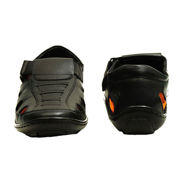Healers Casual (Black) Fisherman Sandals For Men FDY-162 By Liberty