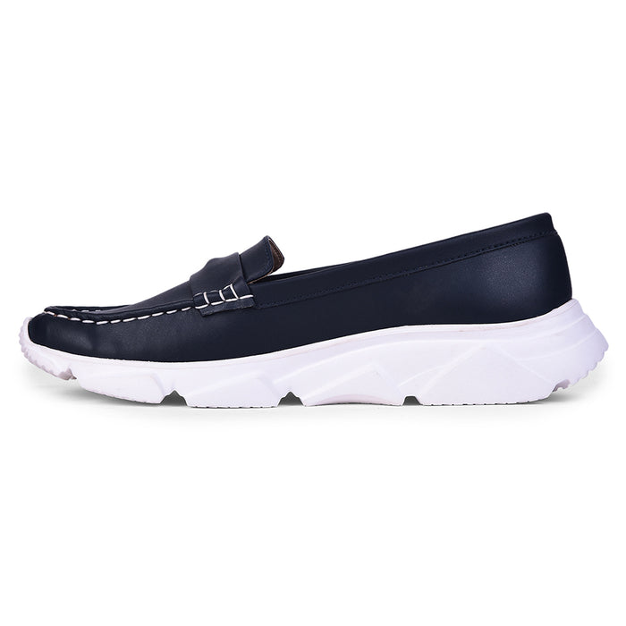 Healers Casual Blue Loafers For Women C275-1 By Liberty
