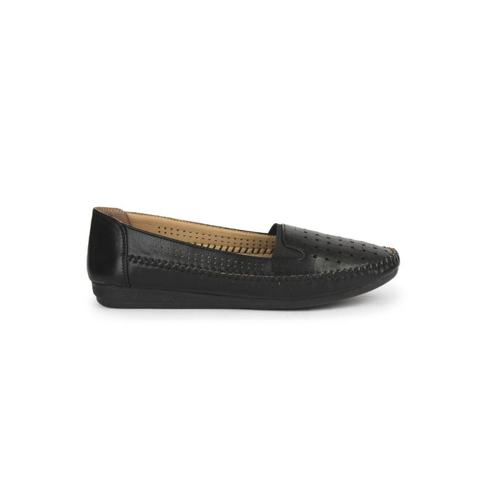 Healers Fashion (Black) Ballerina Shoes For Ladies DST-8 By Liberty