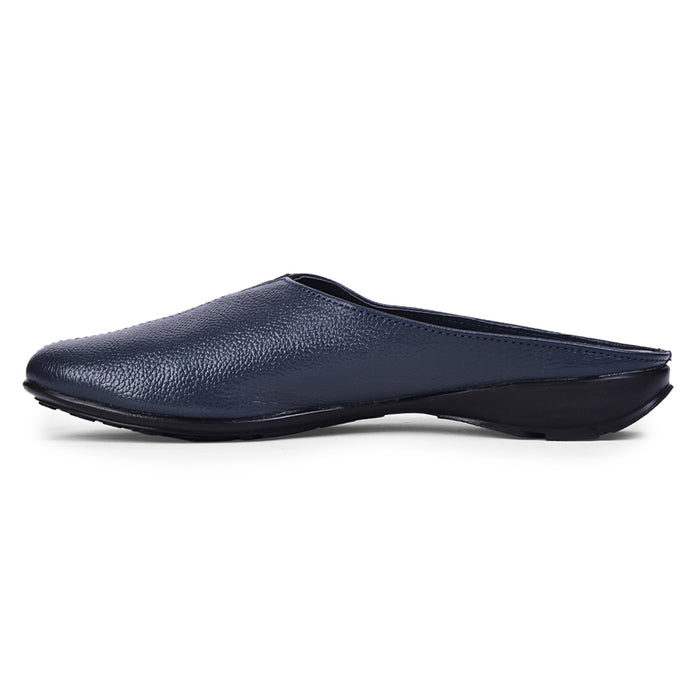 Healers Fashion Navy Blue Mule Sandal For Women T840-05 By Liberty