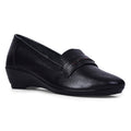 Healers Formal Black Wedge Heel Ballerina For Women T840-02 By Liberty