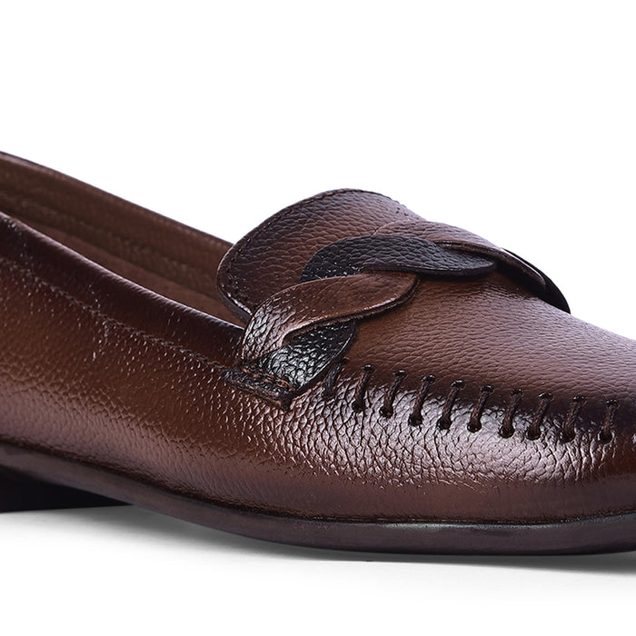 Healers Formal Tan Ballerina For Women T84-3 By Liberty