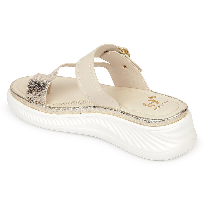 Healers Gfl 8 Beige Casual Everyday Comfort Slip On Slippers For Women