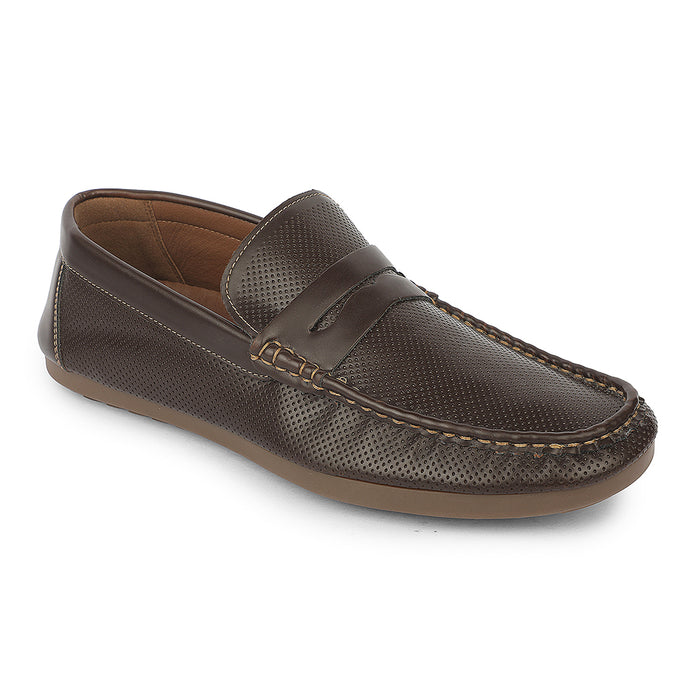 Healers GI-FDMN-53 Tan Casual Non Lacing Loafers for Men by Liberty
