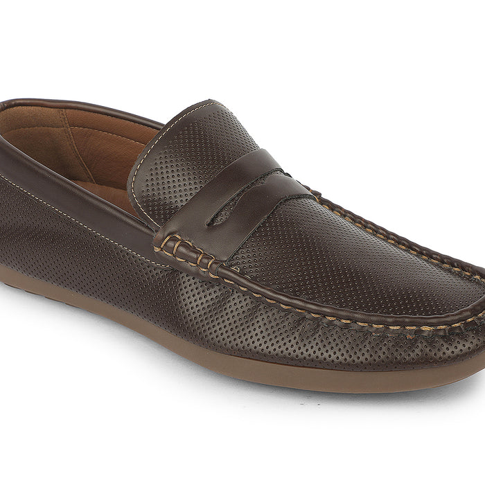 Healers GI-FDMN-53 Tan Casual Non Lacing Loafers for Men by Liberty