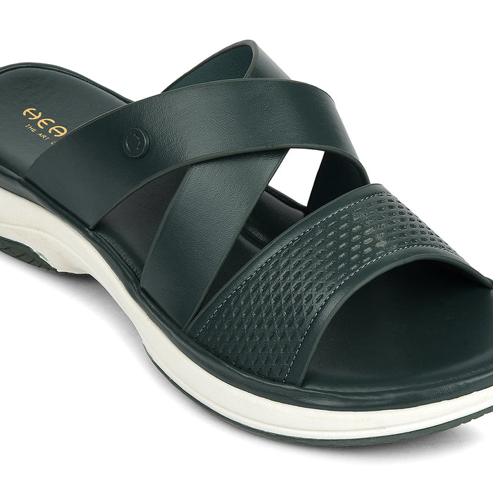 Healers Green Casual Sandal For Women Zq Dm 04 By Liberty
