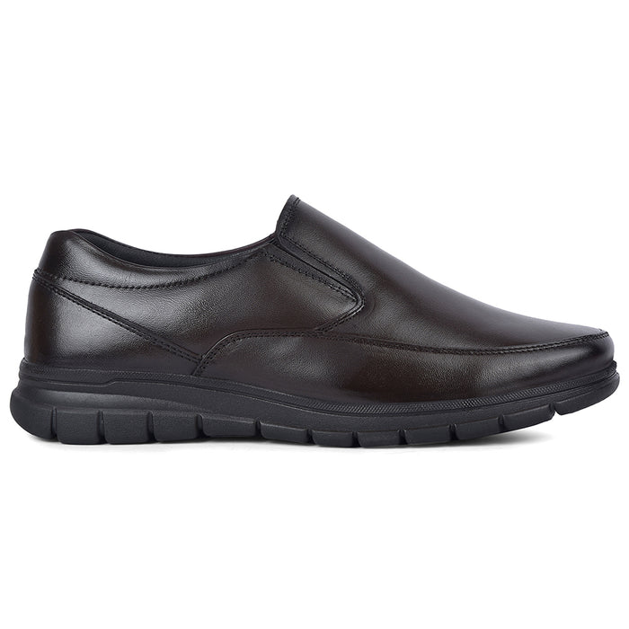 Healers Hml 90E Brown Formal Non Lacing Mocassin Shoes For Men By Liberty