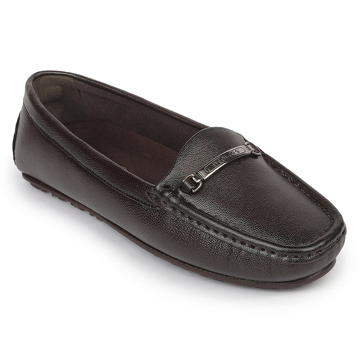 Healers Jjl 26 Brown Everyday Comfort Casual Ballerina Shoes For Women