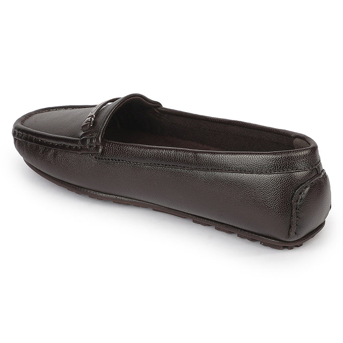 Healers Jjl 26 Brown Everyday Comfort Casual Ballerina Shoes For Women