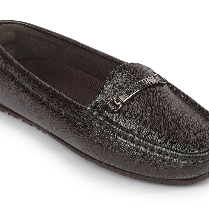 Healers Jjl 26 Brown Everyday Comfort Casual Ballerina Shoes For Women