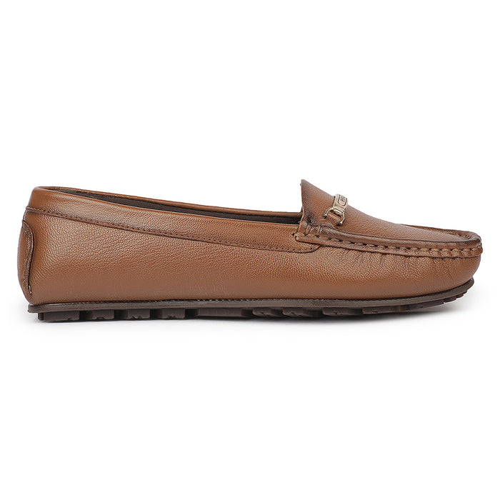 Healers Jjl 26 Tan Everyday Comfort Casual Ballerina Shoes For Women