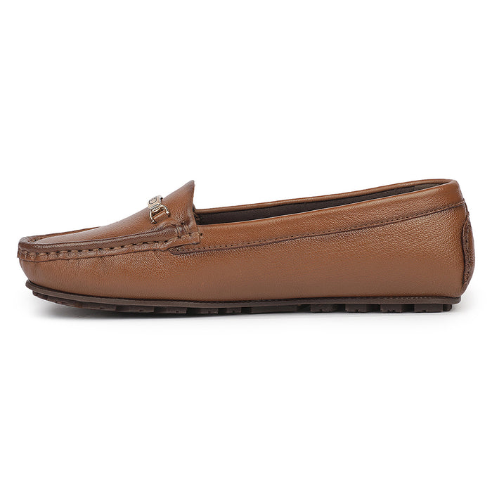 Healers Jjl 26 Tan Everyday Comfort Casual Ballerina Shoes For Women