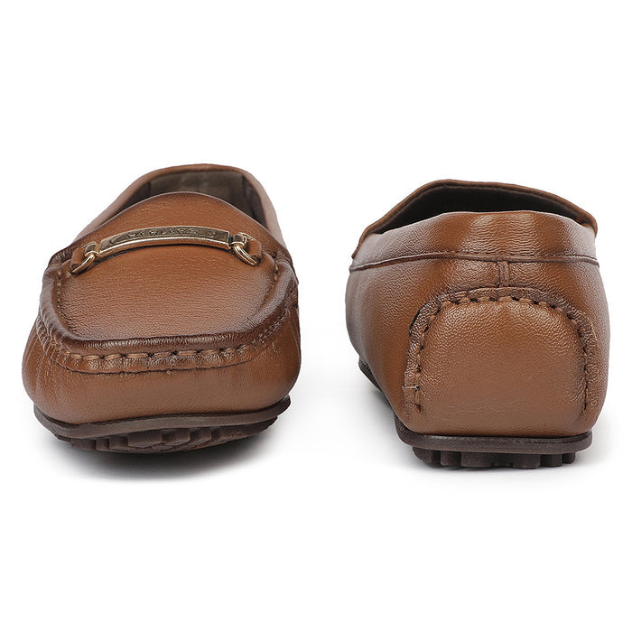 Healers Jjl 26 Tan Everyday Comfort Casual Ballerina Shoes For Women