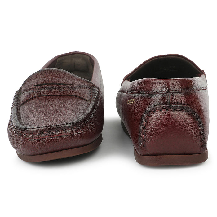 Healers JLL-29 Dark Brown Casual Flat Ballerina Shoes for Women by Liberty