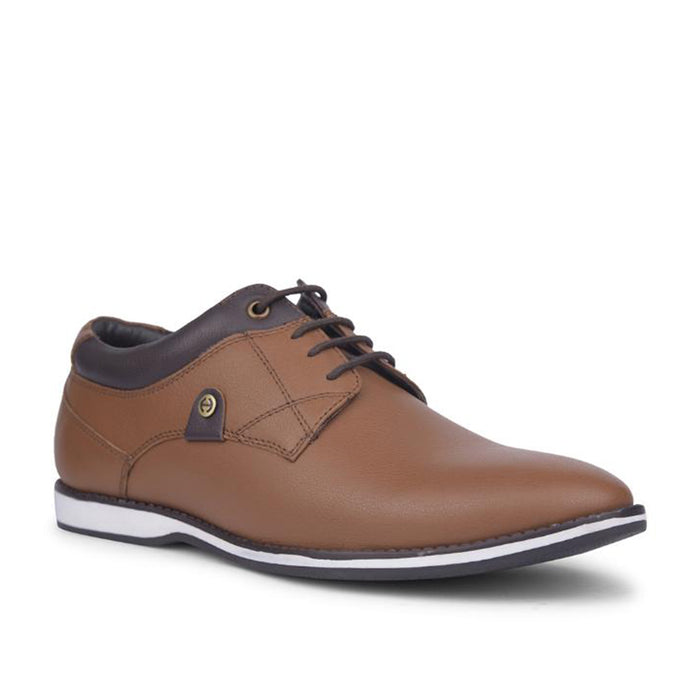 Healers Lacing Tan Formal Shoes For Men OSL-61 By Liberty