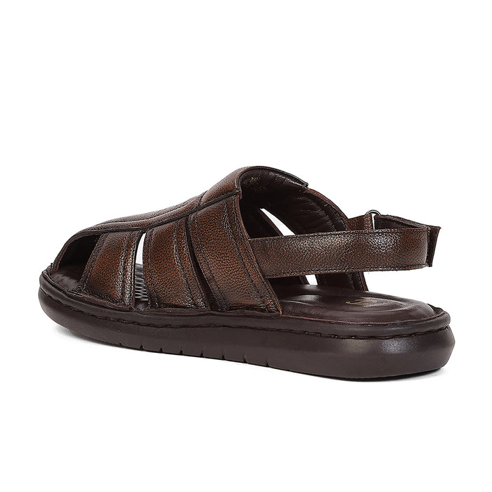 Healers Las 1 Brown Casual Fisherman Sandals For Men By Liberty