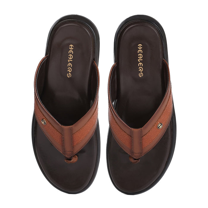 Buy Healers Lebron 1 Tan Casual Thong For Men