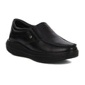 Healers Ler 2 Black Formal Non Lacing Slip On Shoes For Men By Liberty